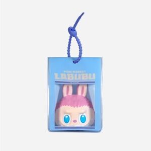 Labubu PopMart The Monsters Wacky Mart Squish Pendant - Milk
